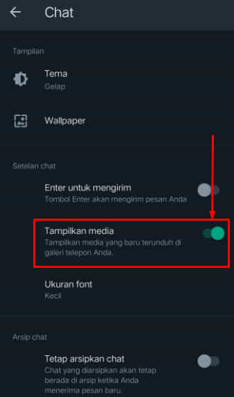 Cara Menyimpan Foto Dari Whatsapp Ke Galeri