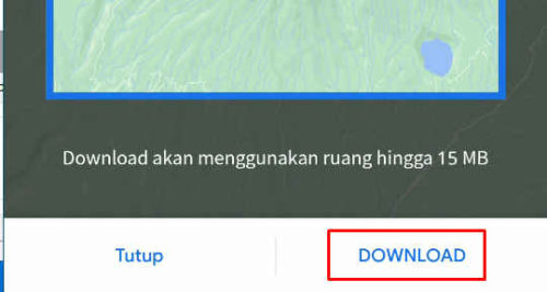 Download dan Menggunakan Google Maps Offline