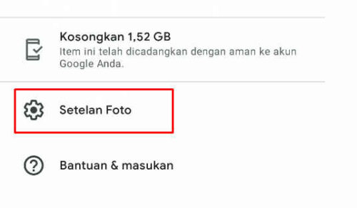 Cara Mencadangkan Foto di Google Photos Android
