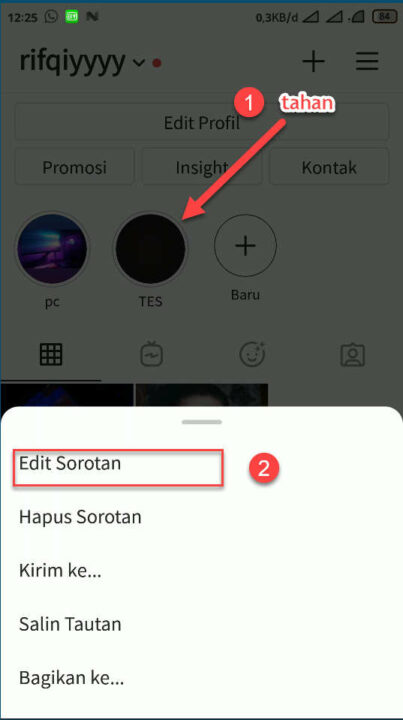 2 Cara Menambah Sorotan Instagram Tanpa Instastory Mudah