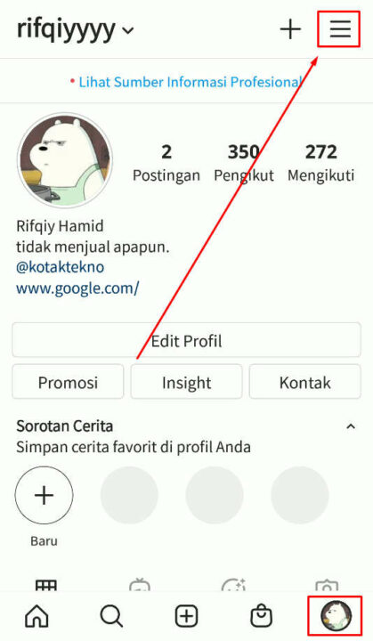 Cara Menonaktifkan Notifikasi Email Instagram Mudah