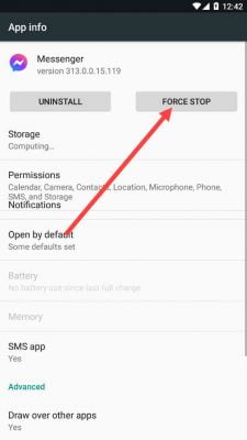 Force close aplikasi messenger untuk membaca pesan tanpa ketahuan