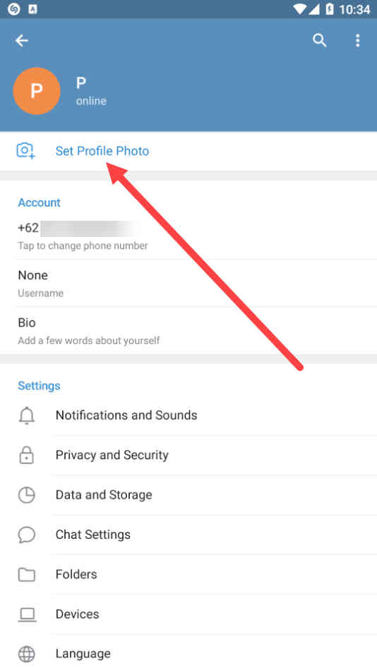 Cara Ganti Foto Profil Telegram