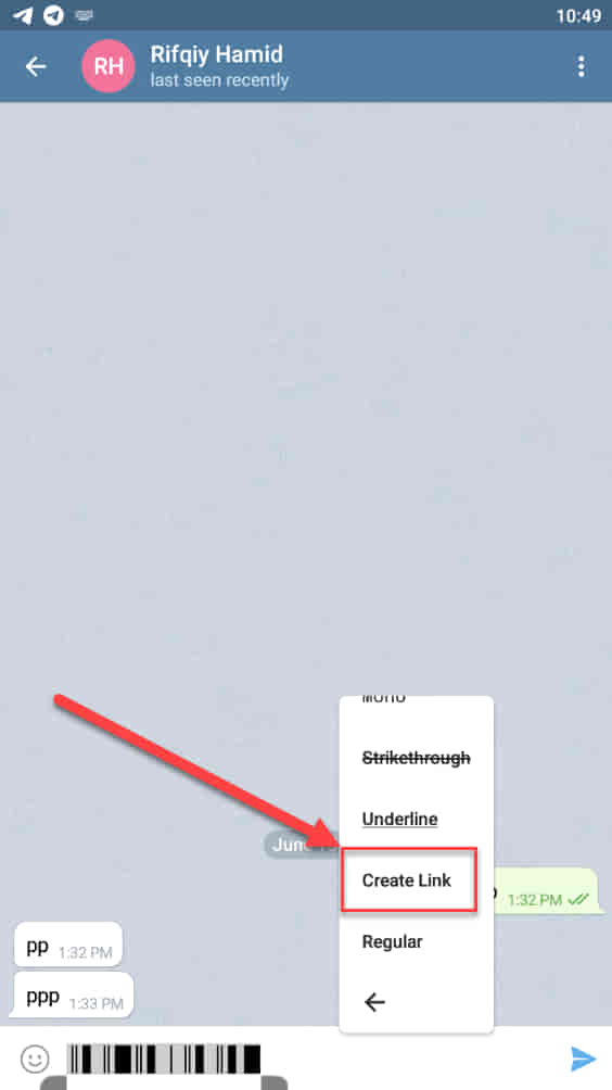 Cara Membuat Link Tautan Barcode Di Telegram
