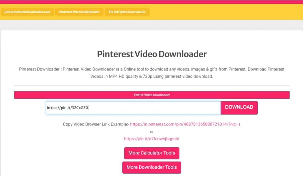 3 Cara Download Foto Video Pinterest