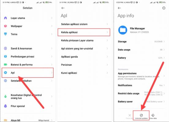 Cara Mengatasi File Manager Error di Xiaomi Android R