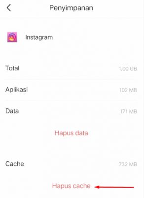 Cara Mengatasi Filter Instagram Tidak Tampil dengan Hapus Cache