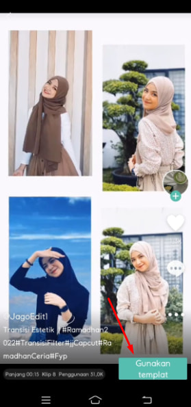 Cara Menggunakan Template di Capcut, Termudah!