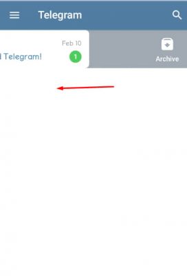 Cara Menyembunyikan Chat Telegram dengan Swipe Left