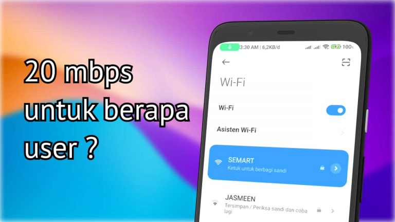 20 Mbps Untuk Berapa User Ini Penjelasan Mudah Lengkap