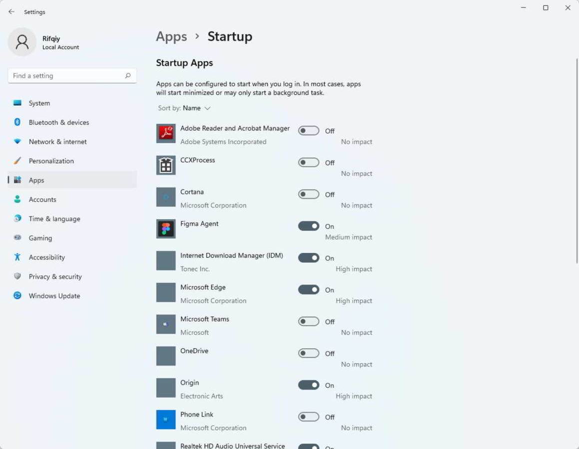 Cara Mengatur Dan Menjalankan Startup Windows 11