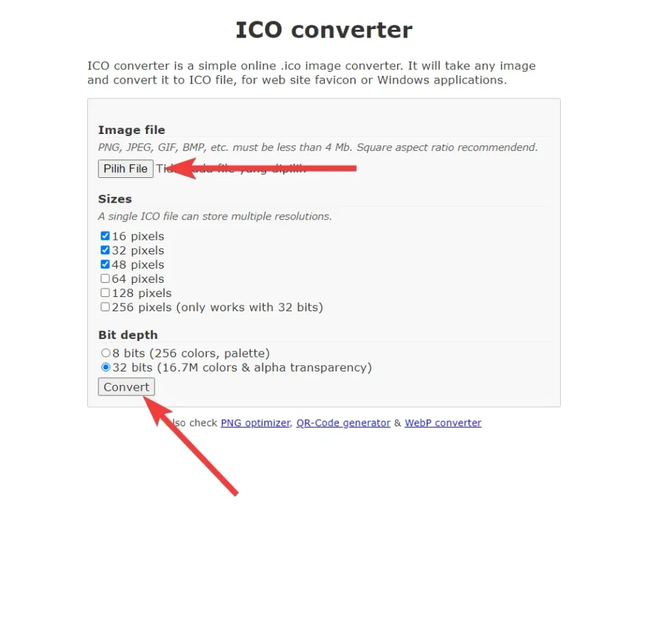 Cara Mengubah Gambar Menjadi File Ico icoconverter